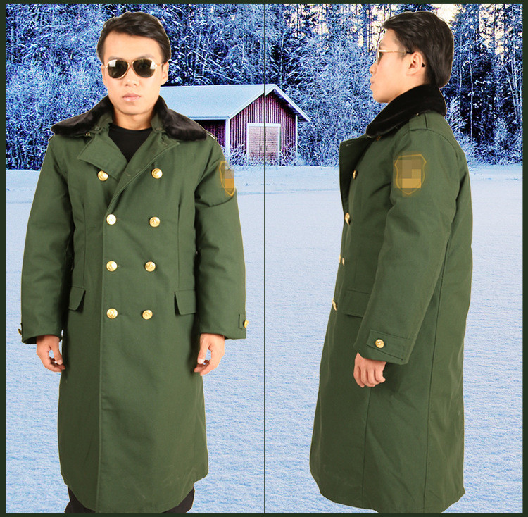 07是冬季大衣棉衣防寒保暖军大衣海士兵温区棉大衣