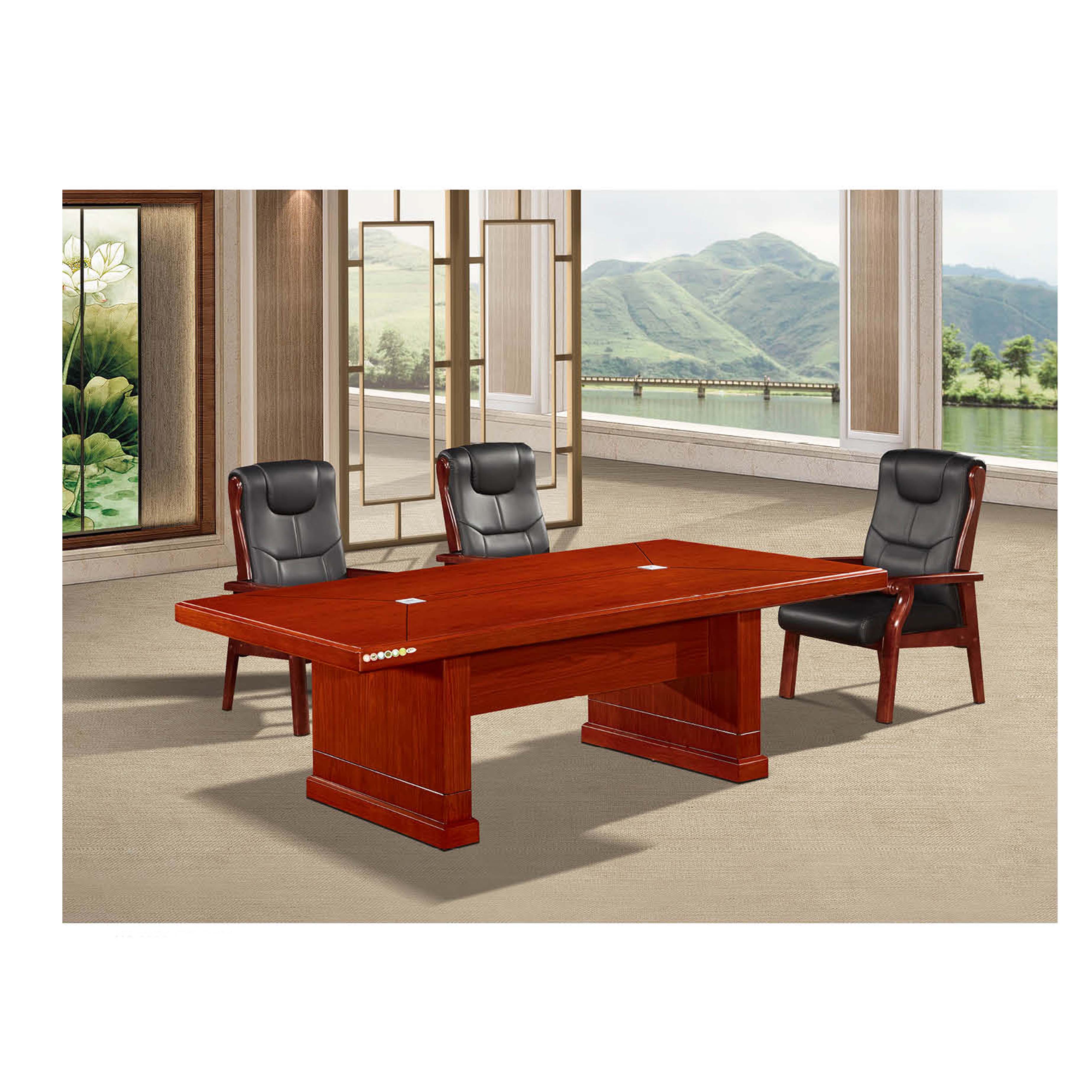 海宇新款办公桌会议桌长桌长方形工作桌洽谈接待谈判桌