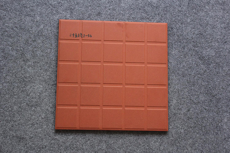 仿古瓷砖红色小地砖300x300酒店厨房防滑透水地板砖室外广场砖壹德壹