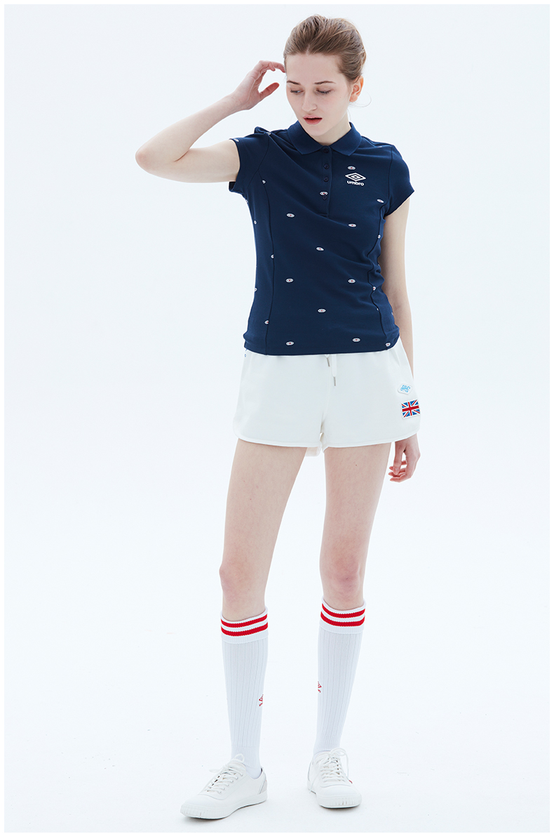 茵宝umbro女装短袖polo衫运动服运动休闲ucc63102001
