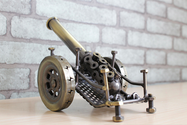 办公桌面摆件男生生日礼物金属大炮模型创意礼品景区工艺品