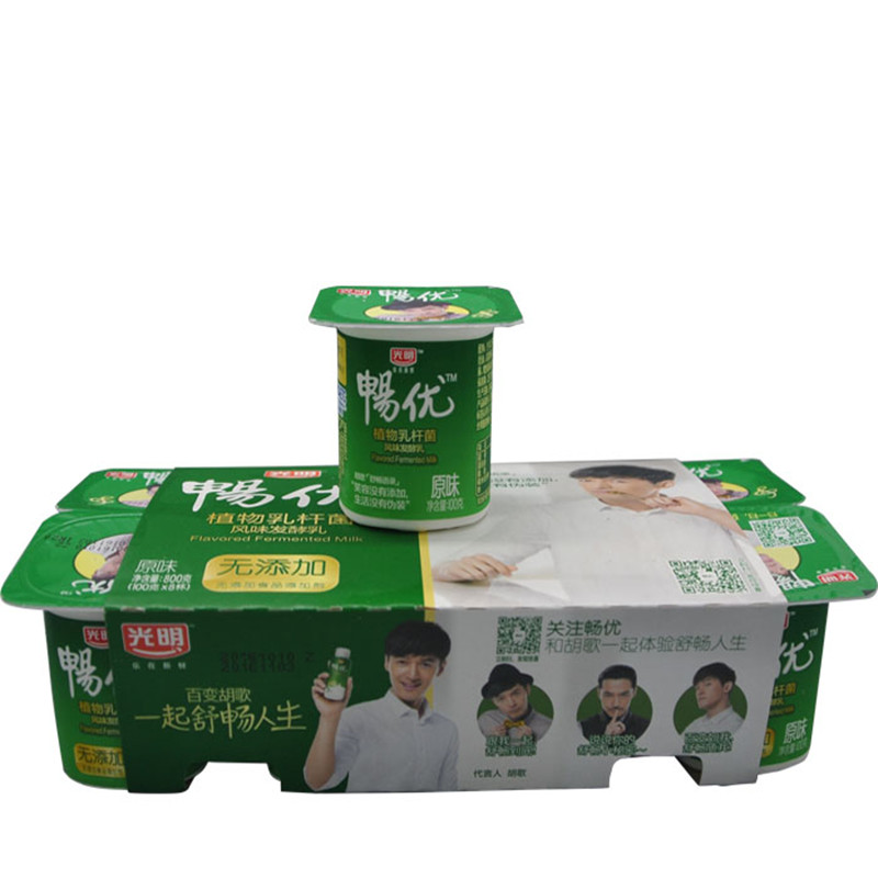光明畅优植物乳杆菌风味酵乳酸奶1