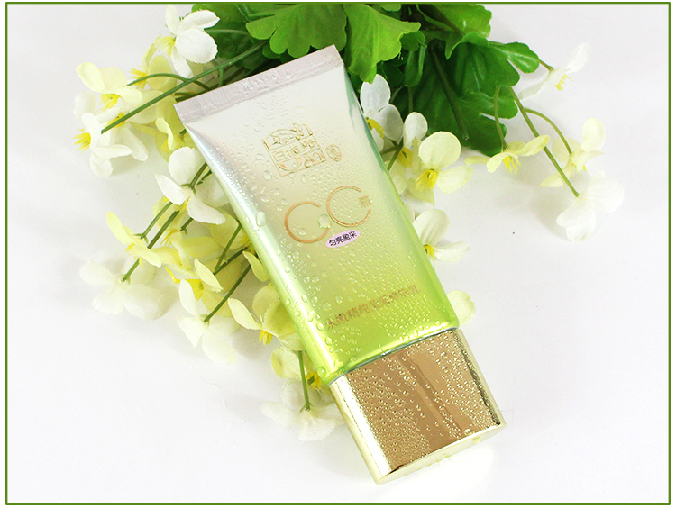 pechoin百雀羚cc霜水嫩精纯莹采修饰乳40g裸妆控油保湿补水遮瑕亮肤