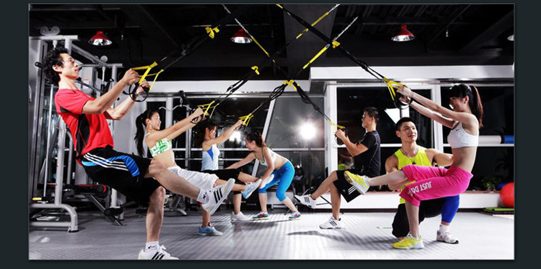 欧伦萨 户外运动悬挂式训练带 阻力带 拉力绳健身带拉力带4390