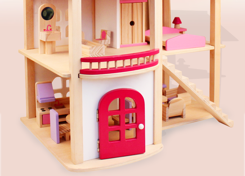 玩具屋diy别墅过家家大房子模型儿童玩具女孩礼物益智公主游戏屋