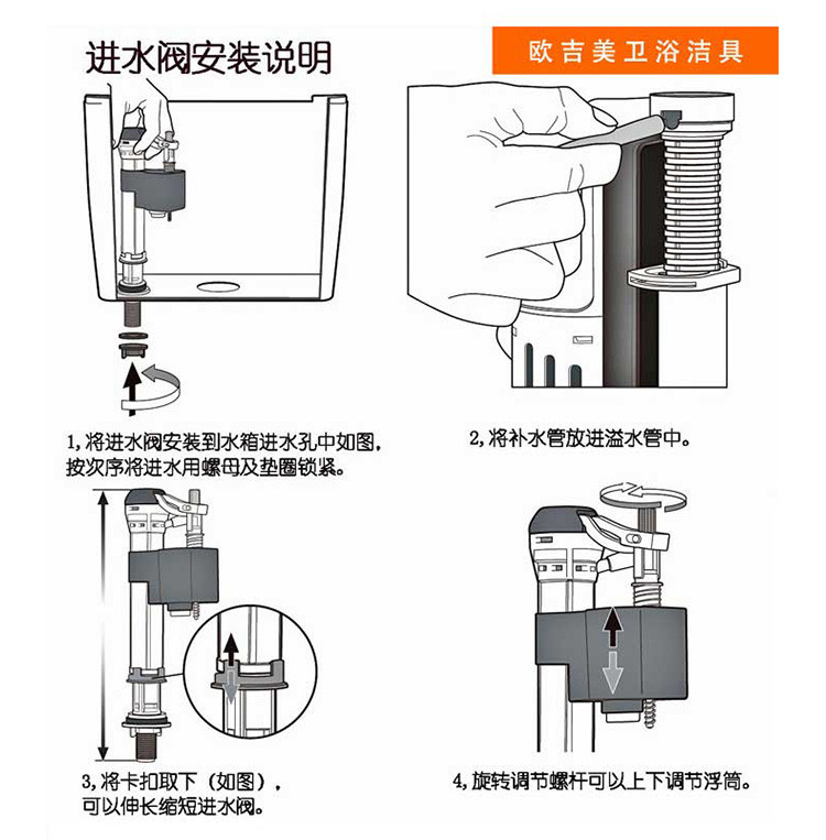 水箱洁具安装方法图片图片