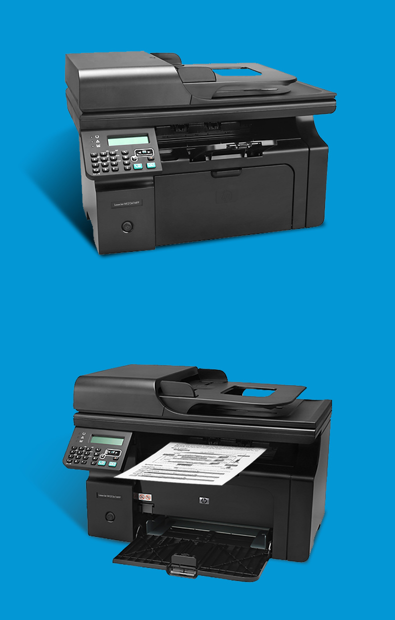 惠普hplaserjetprom1213nf黑白a4多功能激光一体机打印复印扫描传真