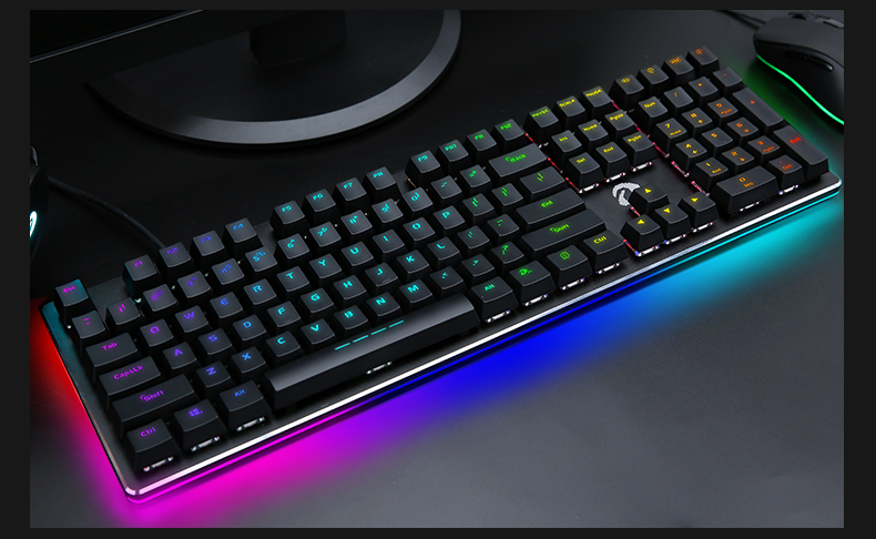 达尔优(dare-u)键盘 ek925 rgb黑色红轴【防水版】 达尔优 ek925 有线