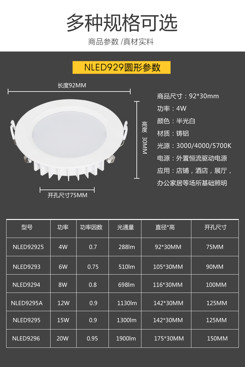 筒灯最佳间距尺寸图图片