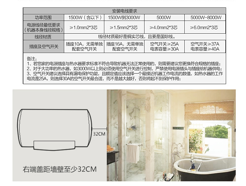 光芒电热水器说明书图图片