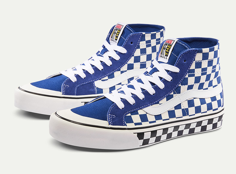 vans范斯正品新款toecap棋盘格男女低帮帆布鞋