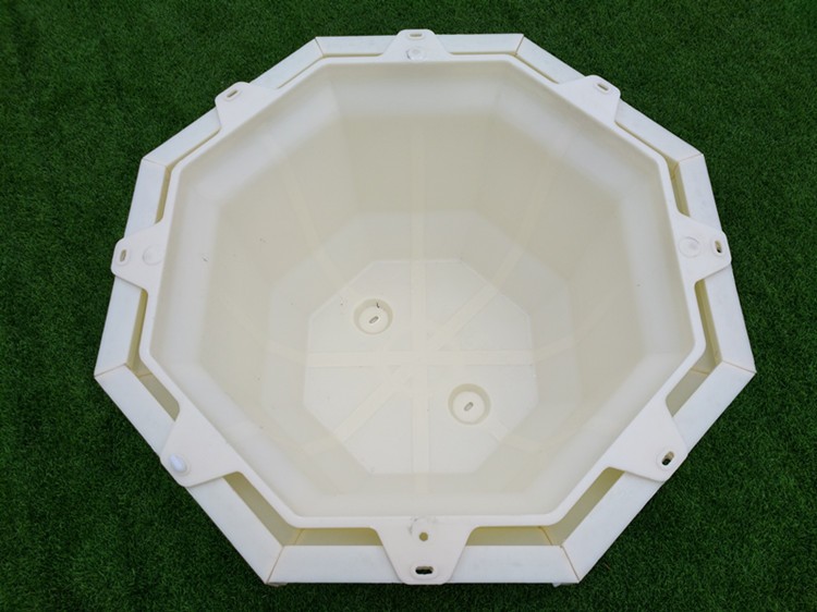 水泥花盆模具欧式塑钢加厚八角形盆景混泥土塑料模型罗马柱模具