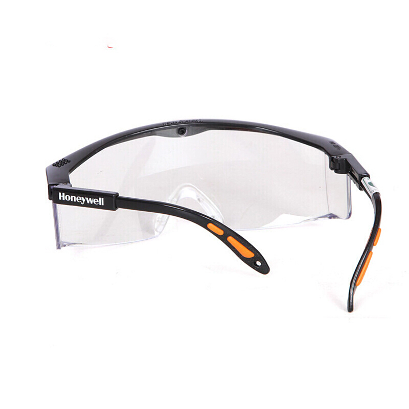霍尼韦尔honeywell100110s200a透明镜片黑色镜框防雾眼镜10副盒