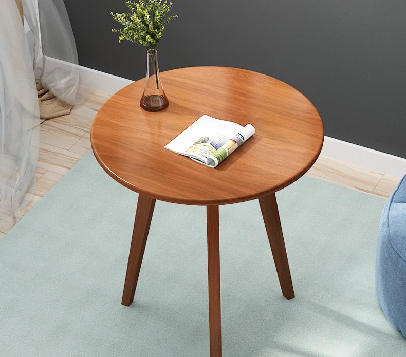 欧式边角几简单茶几简约北欧经济型飘窗桌简易耐磨现代港式原木色