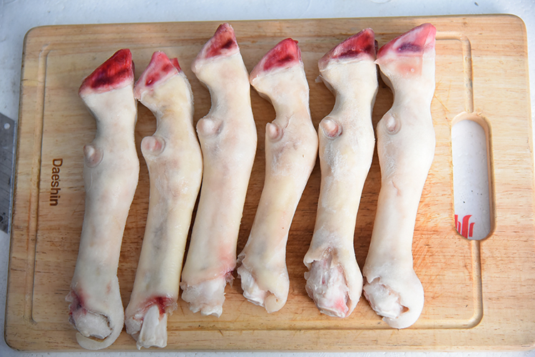 大菜园羊肉 羊蹄 新鲜 生羊脚新鲜生羊蹄 非羊肉 羊蹄子 生鲜 4斤装