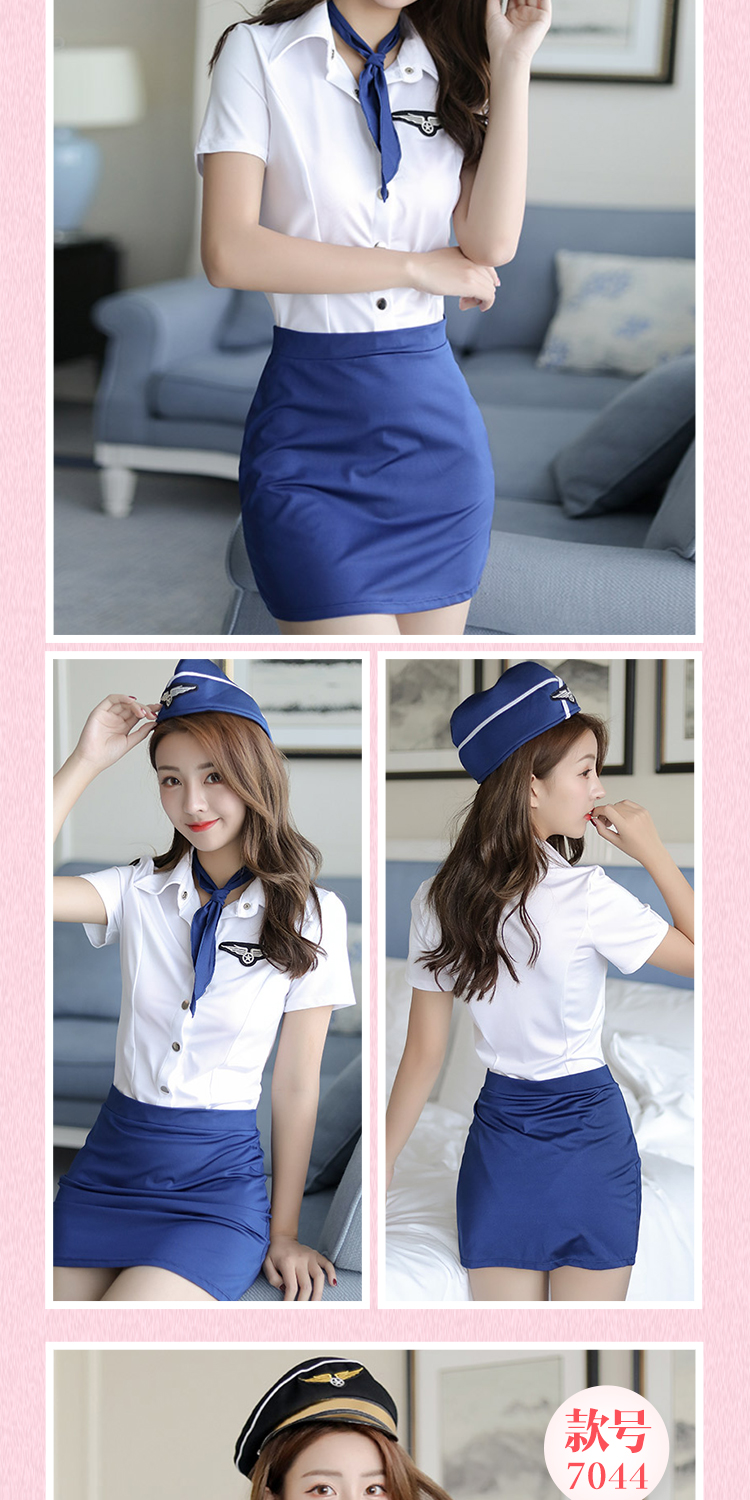 情趣内衣激情套装骚制服三点式空姐开档透视睡衣血滴子女夫妻