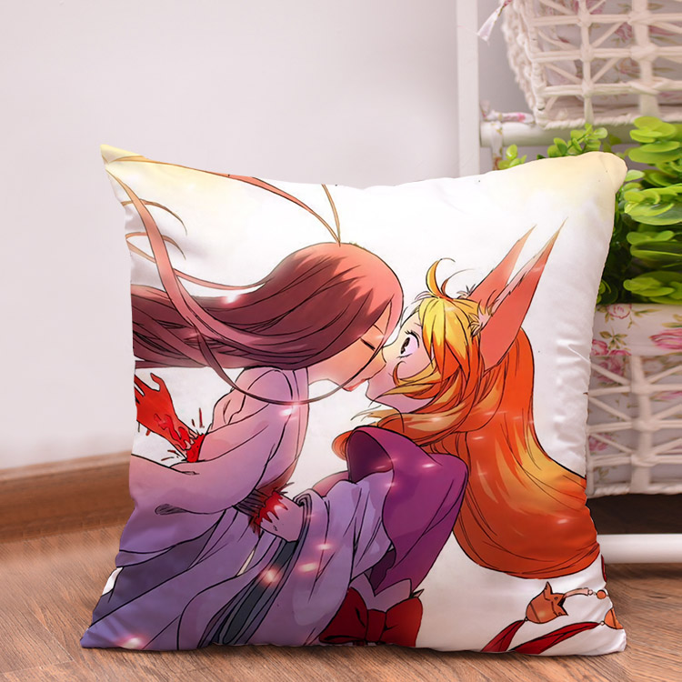 迈实亿枕头 狐妖小红娘涂山苏苏红抱枕动漫靠垫学生午睡枕头diy开学