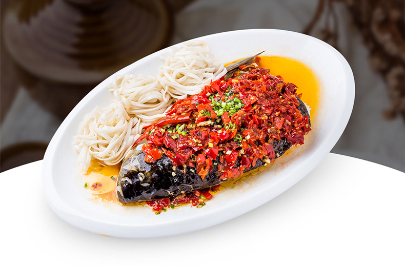 苏宁生鲜望湘园剁椒鱼头王620g