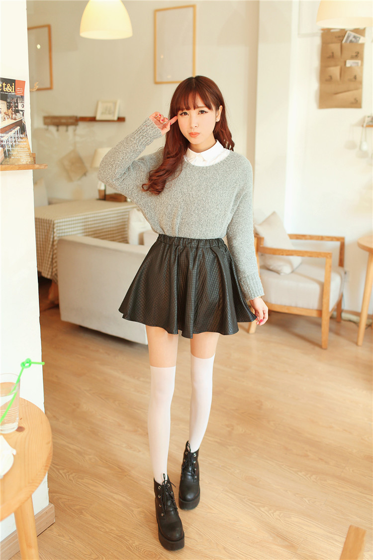 mtiny秋冬日系女学生假高筒拼接美腿连裤袜过膝长筒大腿性感打底丝袜