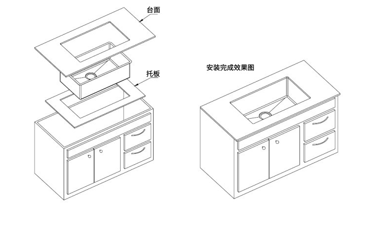 kes手工水槽单槽304不锈钢台下盆水槽套餐厨房洗菜盆厨盆单盆加厚ub