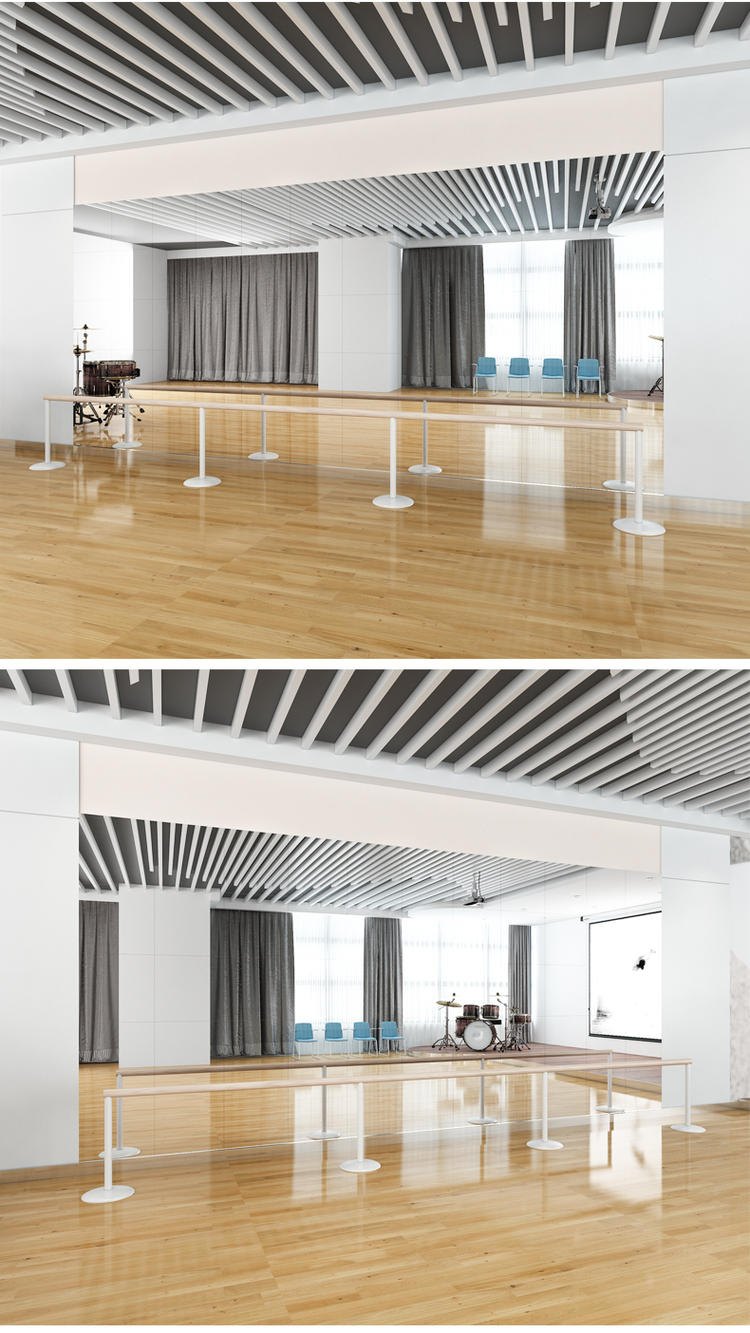 舞蹈室镜子墙练功房跳舞家用超大全身落