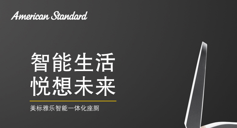 美标卫浴雅乐智能一体座厕智能马桶连体遥控电动坐便器5392 苏宁自营 送户包安装 极速物流 雅乐5392金边 400MM