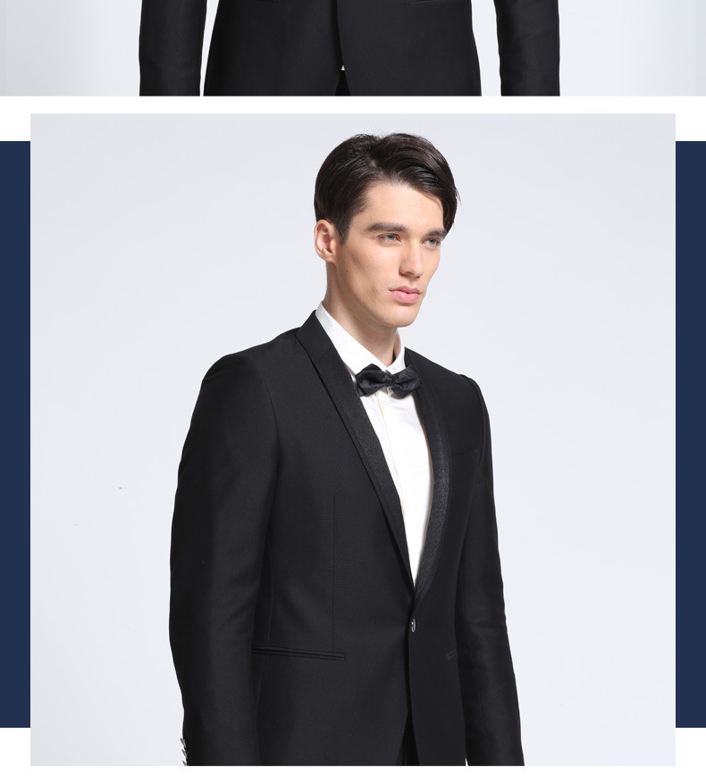 osd奥斯迪男士西服套装春秋韩版修身新郎结婚礼服正装商务职业装伴郎