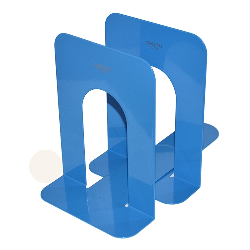 得力deli9262铁书立75寸2片付11836蓝色jl