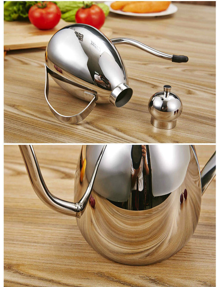 不锈钢油壶酱油瓶长嘴壶标配