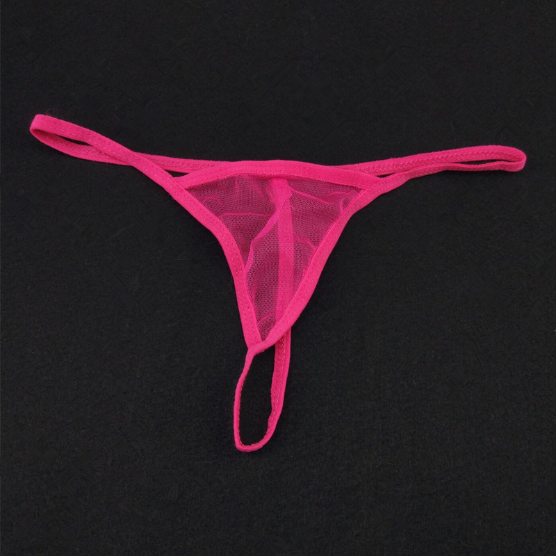 宁百辰(ningbaichen)情趣内衣 丁字裤女t裤冰丝透视网纱女士内裤女式