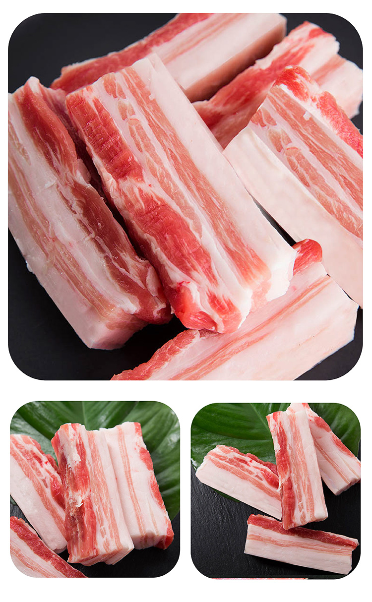 湘村黑猪优质选材去皮五花肉煎烤皆优袋装400g