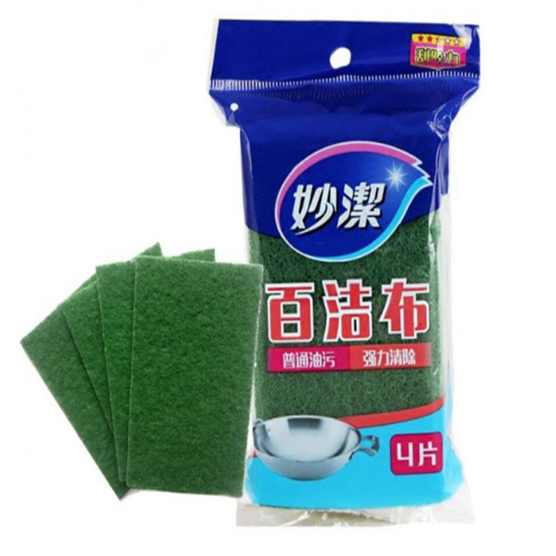 ltsm妙洁mhc4妙洁百洁布刷碗布百洁布刷锅百洁布家之常备经典款4片