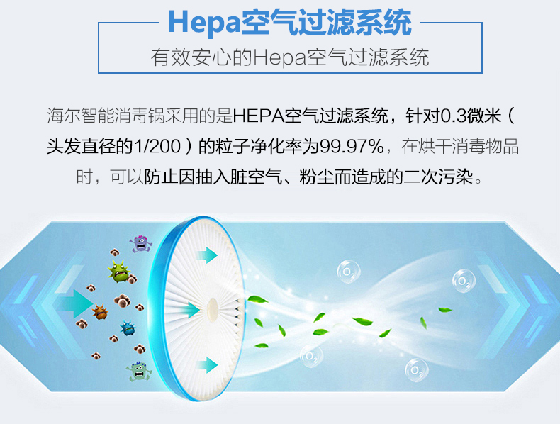 海尔（Haier）高级奶瓶消毒烘干器 HBS-H01