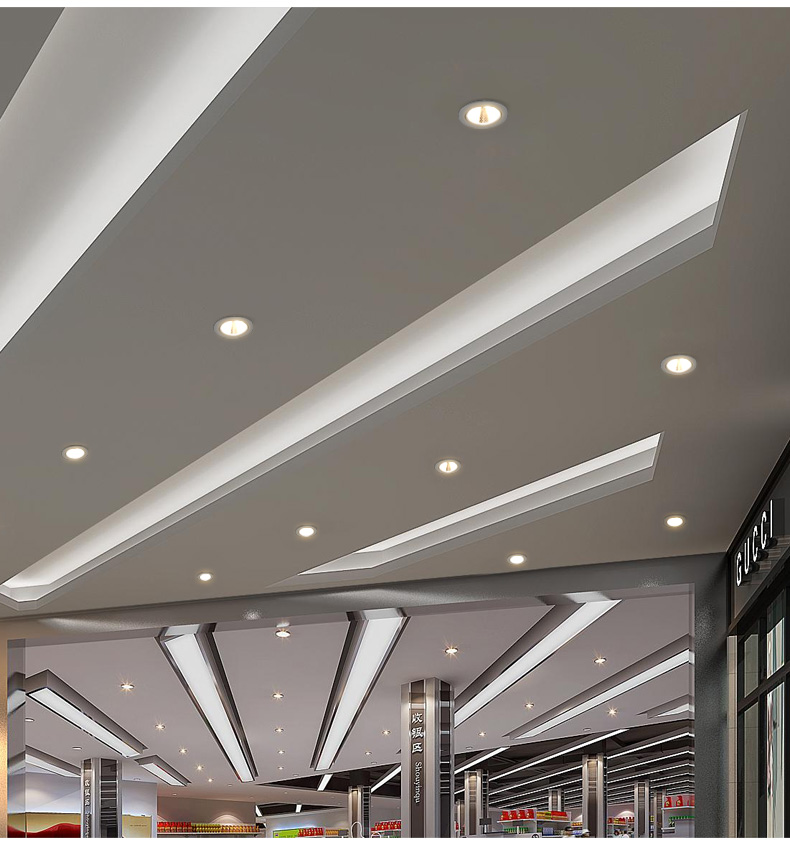 cob射灯嵌入式led筒灯天花灯客厅顶洞灯猫眼牛眼灯孔灯桶灯3w波迷娜