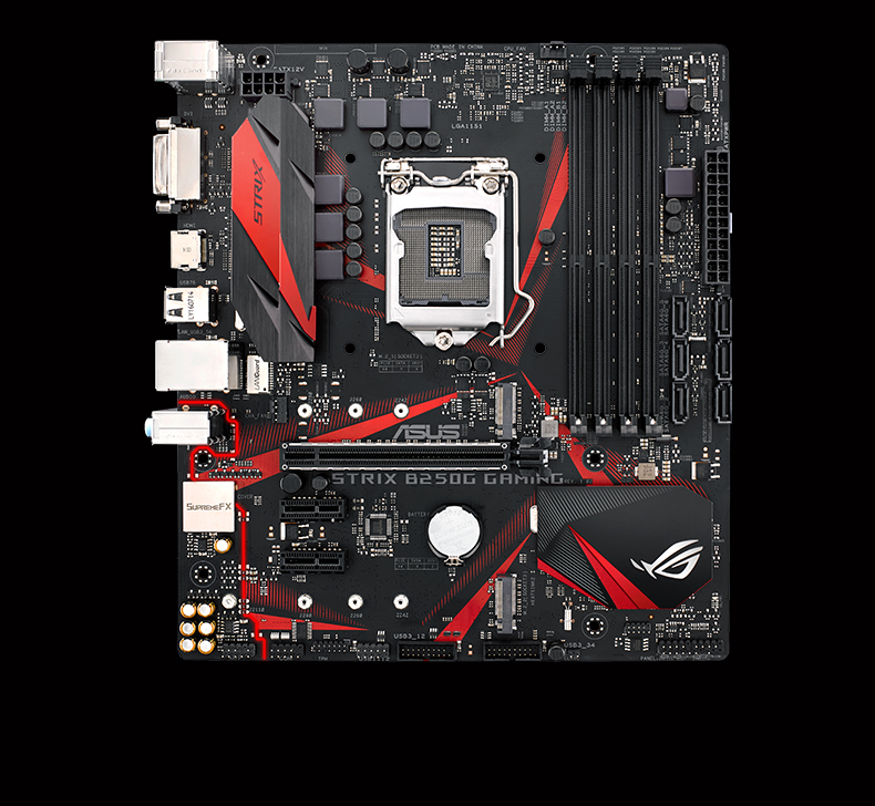 华硕(asus )b250g gaming台式电脑游戏主板套装支持g4560cpu1151针