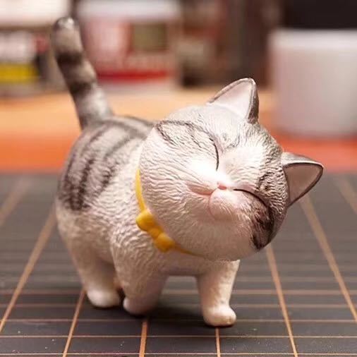 360度头可动9款猫咪猫铃盒装超萌新品不二马大叔空想造物