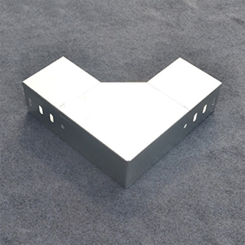 虹汇(xqj-c-02a-2) 镀锌槽式桥架水平弯通