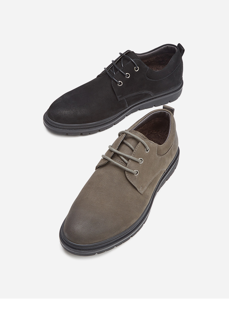 热风hotwind2018年秋季新款男士系带休闲鞋h41m8325