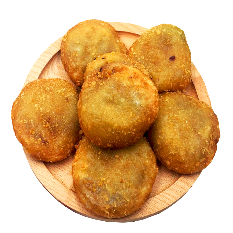 博多客东北油炸糕10个装传统老式油炸糕糕点小吃年货红芸豆馅