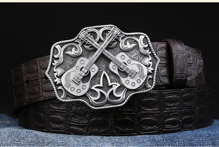 赫泽琼斯hezzjons原创朋克皮带男士真皮头层牛皮复古哈雷机车皮带个性