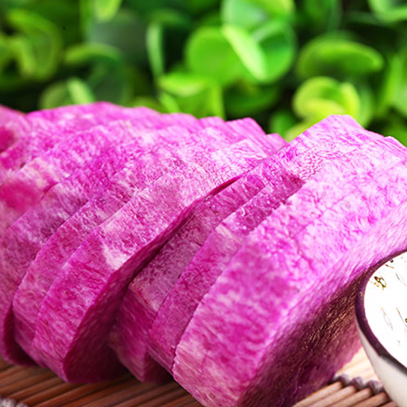 紫玉淮山25kg新鲜淮山紫山药新鲜板薯山药蔬菜