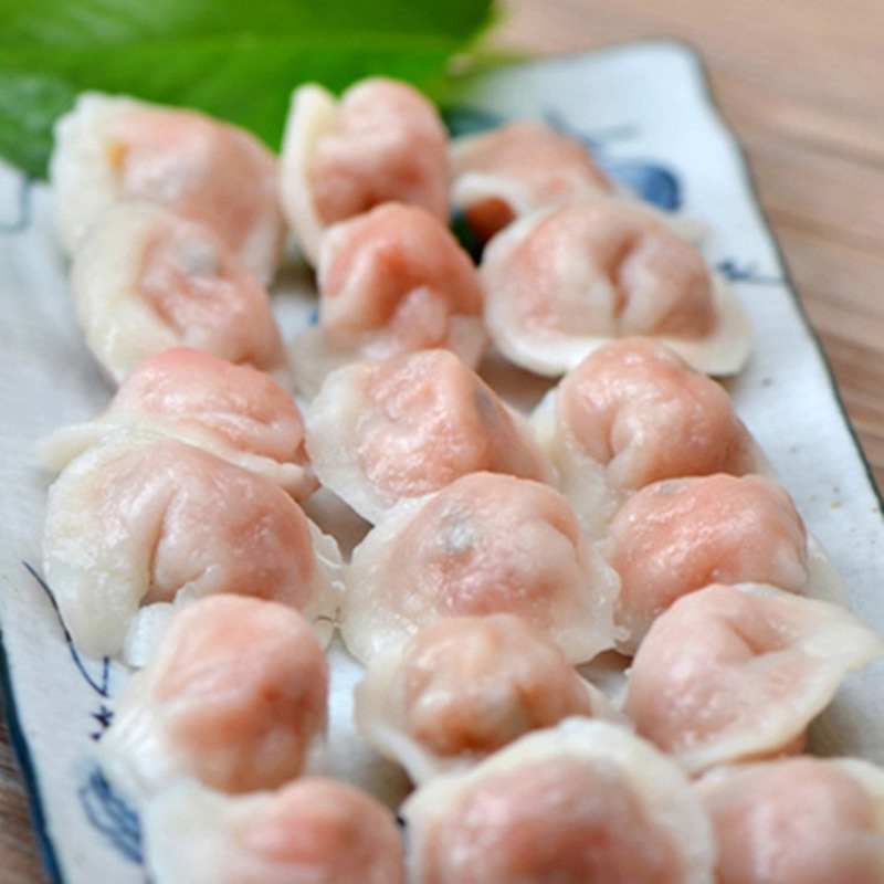 七果果海霸王鱼饺115g1盒速食bi