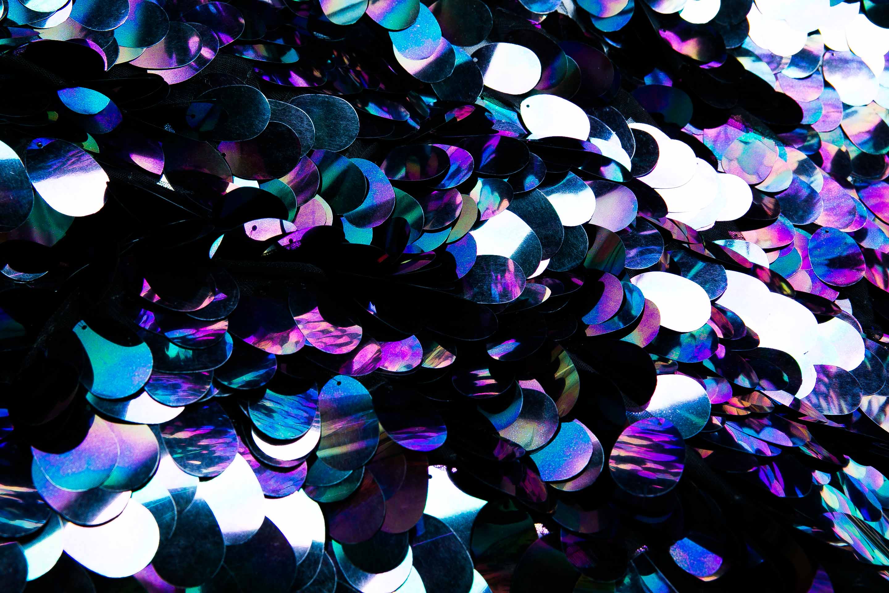 幻彩鱼鳞片纱 镭射背景布ins风拍照房间影楼装饰少女写真红直播装饰