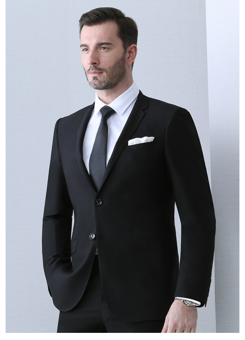 培罗蒙baromon春秋新款西服套装男士修身商务正装西装男结婚小西装