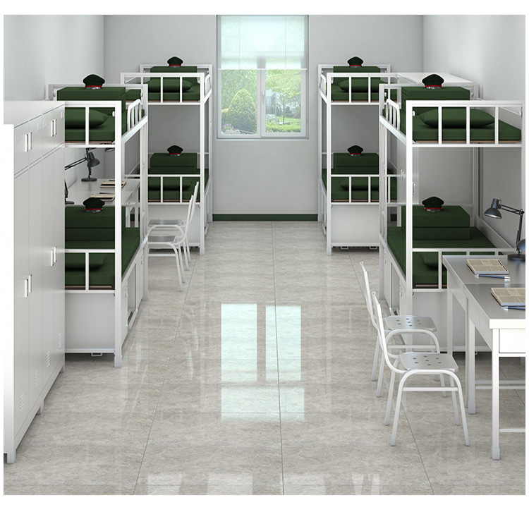 三神更衣柜制式营具加厚铁皮柜宿舍双人士兵双门物品柜