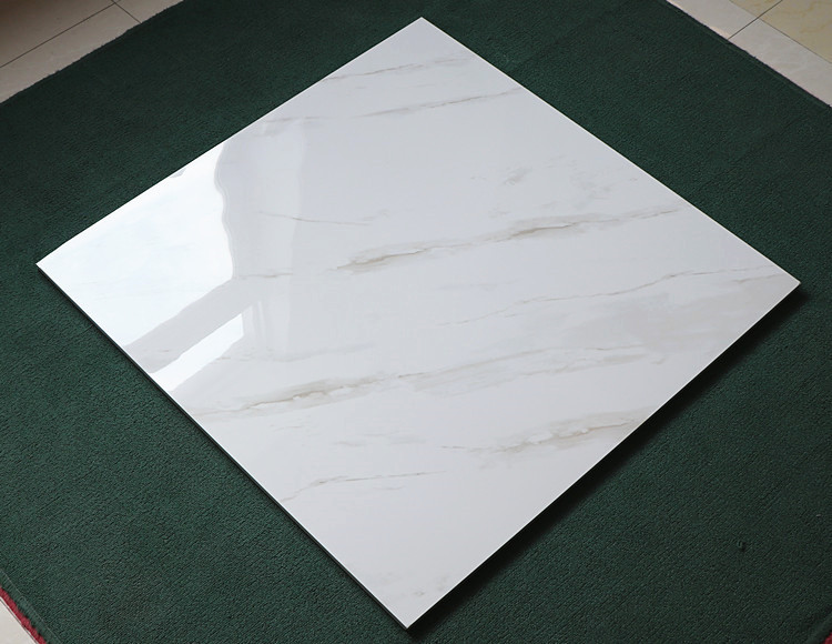 简约现代白色瓷砖800x800客厅全抛釉防滑地砖仿大理石耐磨地板砖壹德