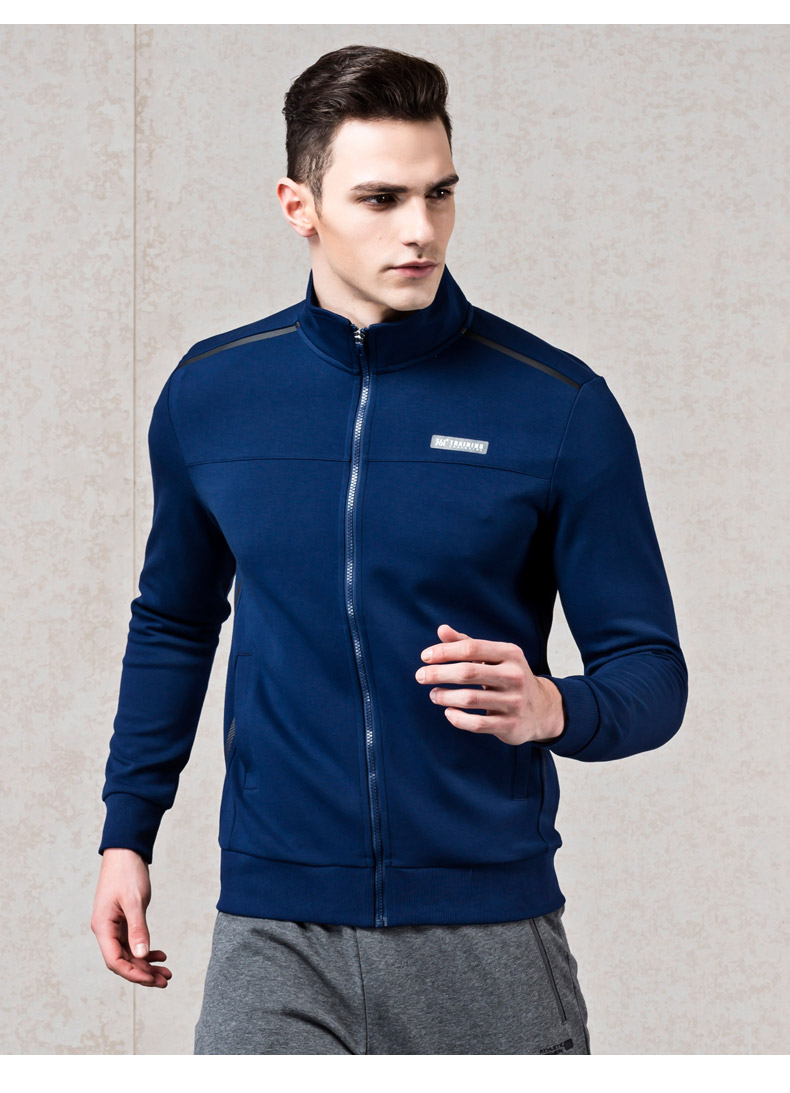 361男士外套2019正品361春季保暖休闲开襟卫衣保暖运动服男