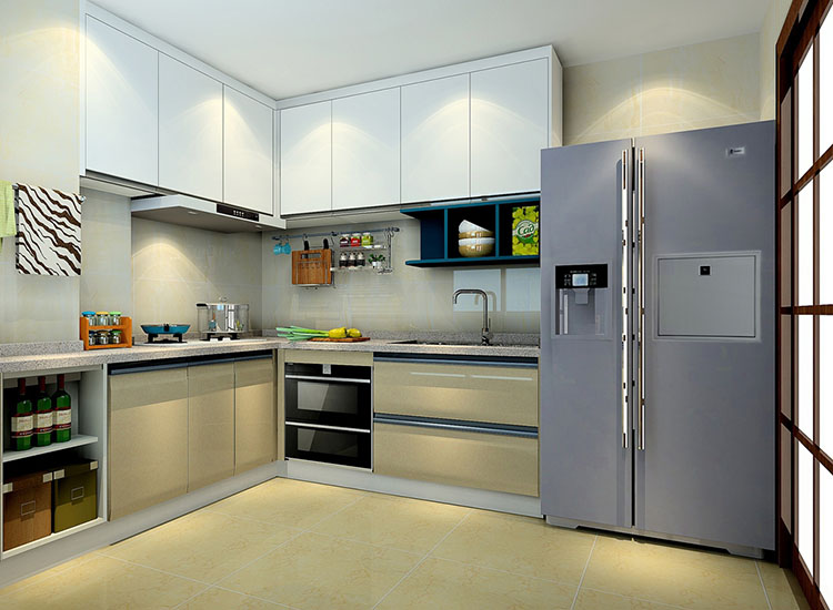 尚品宅配 整体橱柜定制 定做 简约现代 厨房橱柜定制 预付金