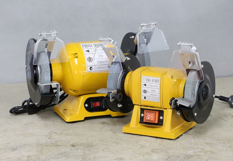 闪电客1 台式小型砂轮机手提家用220v电动磨刀机抛光机多功能沙轮机