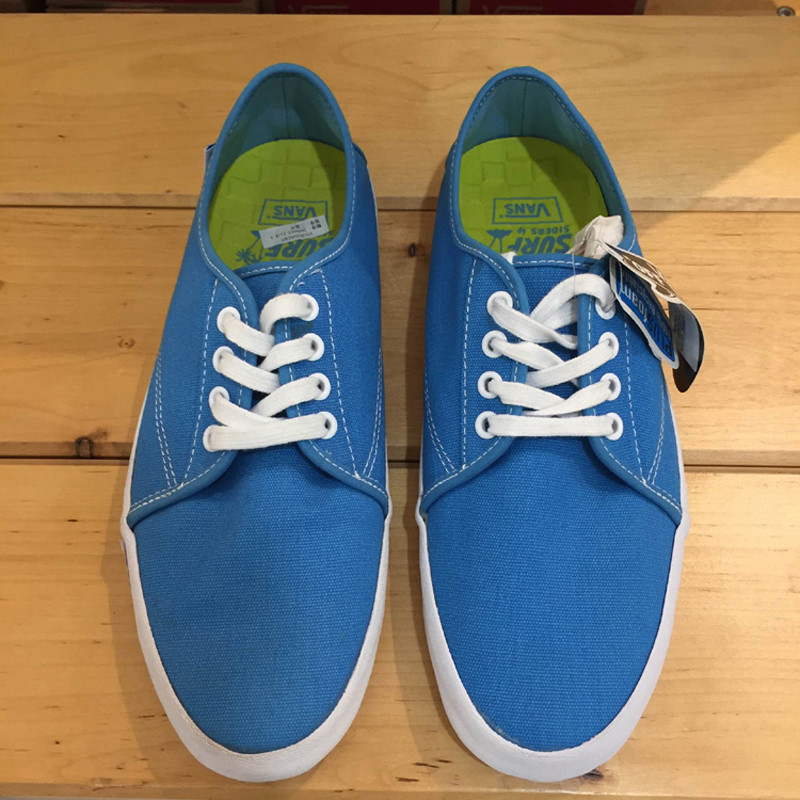 万斯经典款vans范斯纯色蓝色男款沙滩鞋休闲鞋vn0vnkce7
